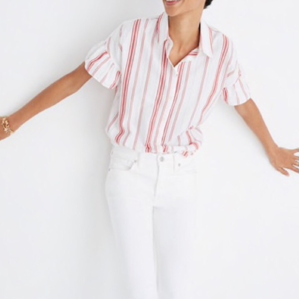Madewell Central Ruffle Shirt